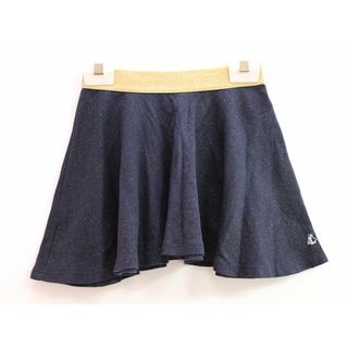 プチバトー(PETIT BATEAU)の▲プチバトー/PETIT BATEAU▲116cm(6ans) フレアスカート 濃紺×ゴールド【中古】子供服 キッズ kids 女の子 春夏 bottoms 222042(スカート)