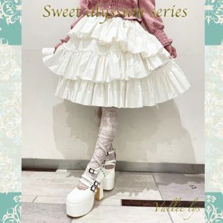 アリスアンドザパイレーツ(ALICE and the PIRATES)のSweet alyssum series イレギュラースカート(ひざ丈スカート)