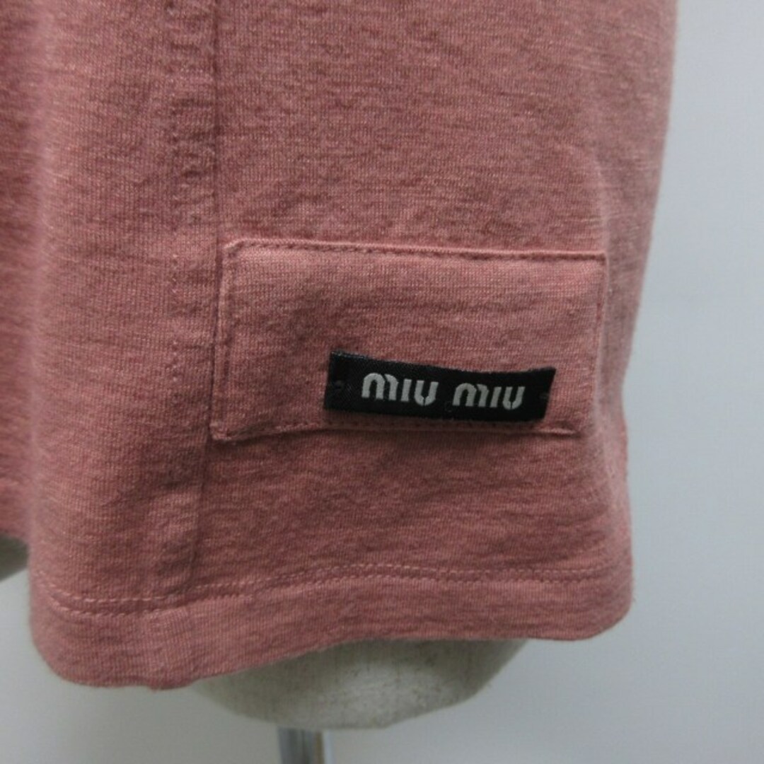 miumiu(ミュウミュウ)のミュウミュウ miumiu ウール シルク混 カットソー ノースリーブ レディースのトップス(タンクトップ)の商品写真