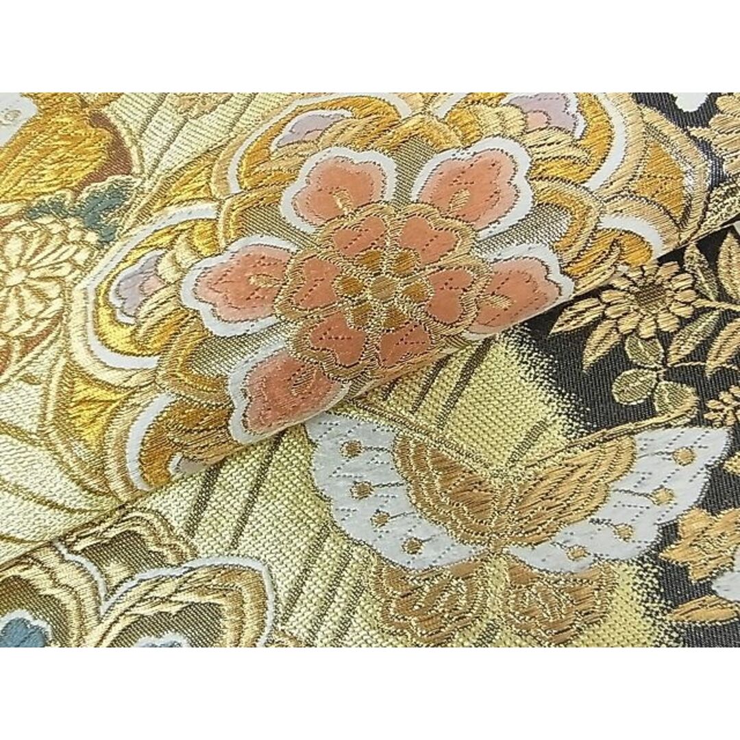 平和屋2□佐賀錦 六通柄袋帯 花鳥文 金糸 逸品 ud3818の通販 by 平和屋