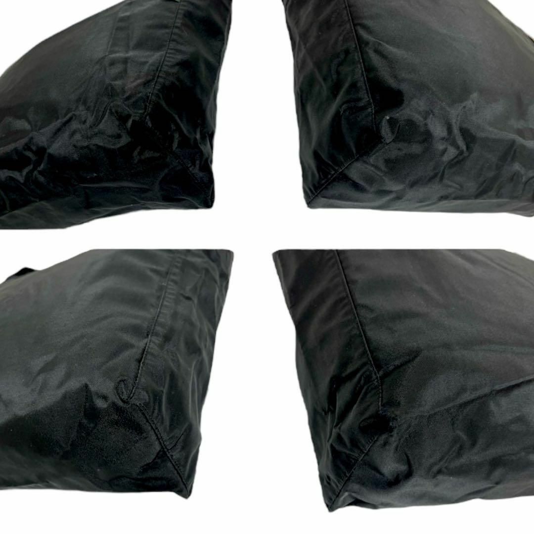 Herve Chapelier(エルベシャプリエ)の美品　エルベシャプリエ　トートバッグ　ショルダーバッグ　ナイロン 肩掛け　黒 レディースのバッグ(トートバッグ)の商品写真