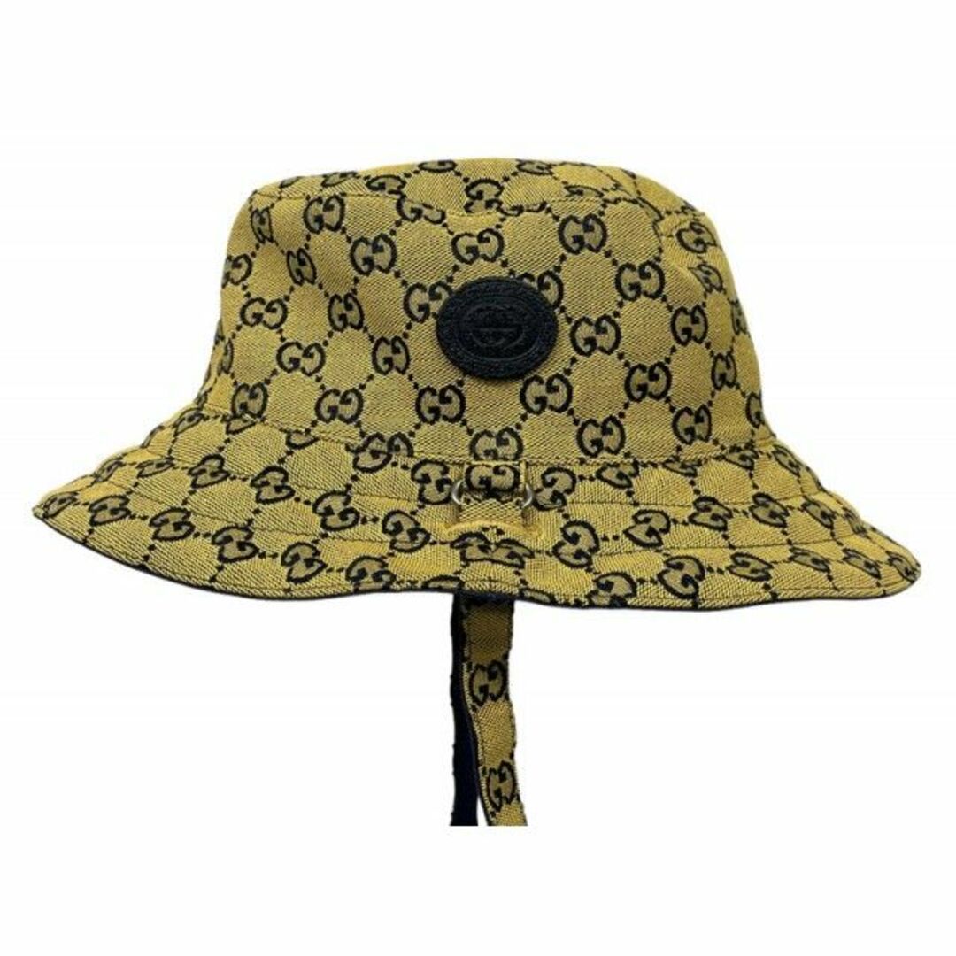 Gucci - 新品同様 グッチ バケットハット リバーシブル バケハ 帽子 GG Gucci - 新品同様 グッチ バケットハット リバーシブル バケハ 帽子 GG