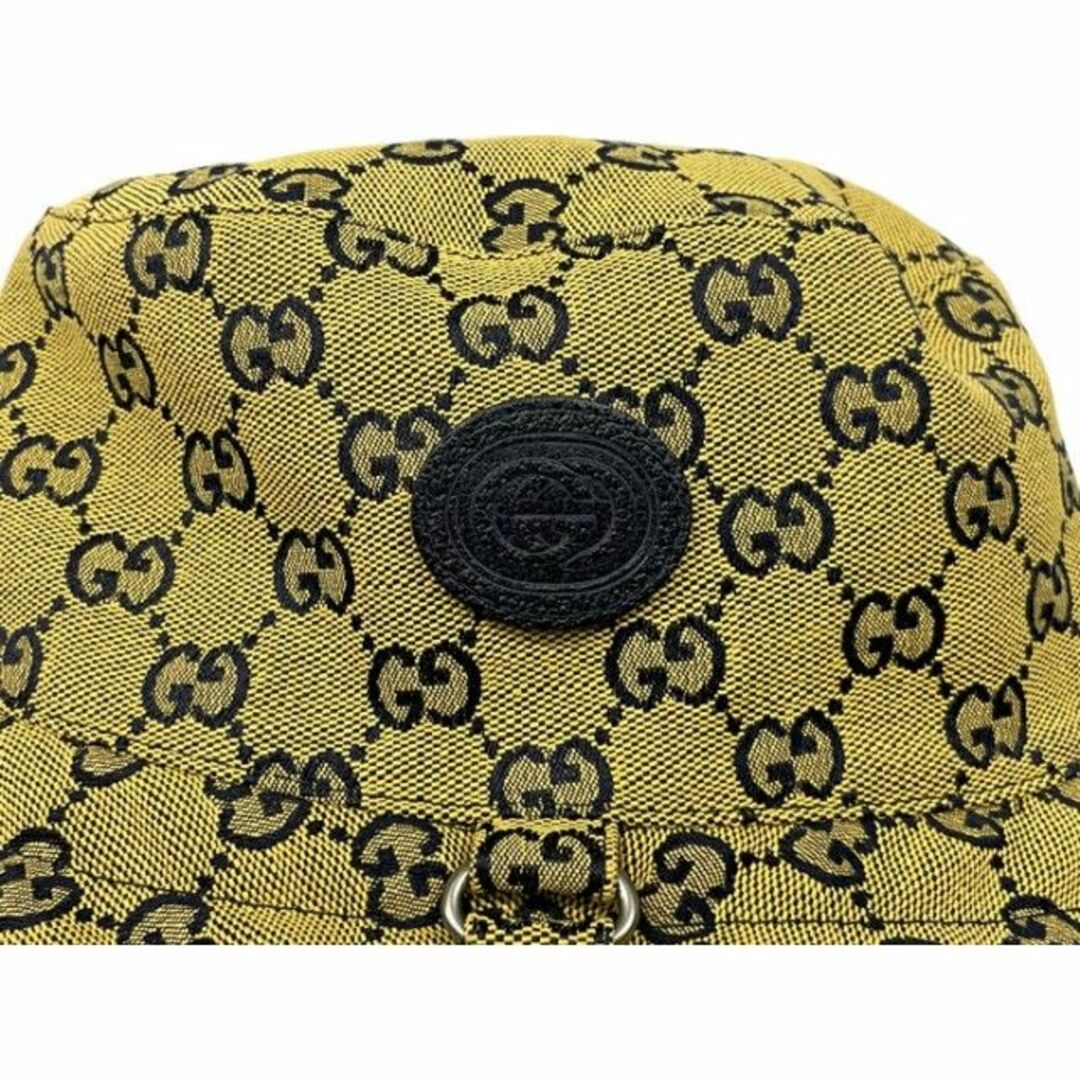 Gucci(グッチ)の新品同様　グッチ バケットハット リバーシブル バケハ 帽子 GGキャンバス メンズの帽子(ハット)の商品写真