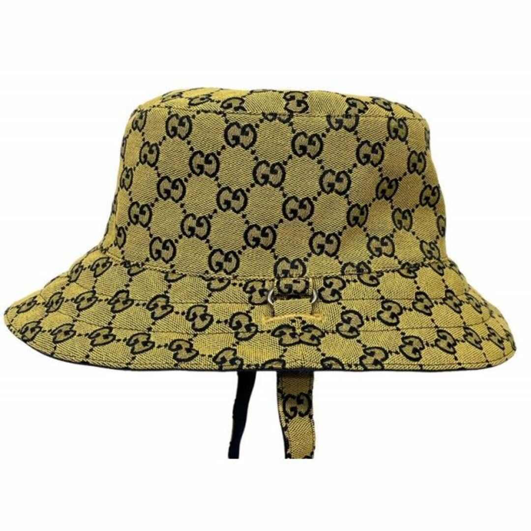 Gucci - 新品同様 グッチ バケットハット リバーシブル バケハ 帽子 GG Gucci - 新品同様 グッチ バケットハット リバーシブル バケハ 帽子 GG