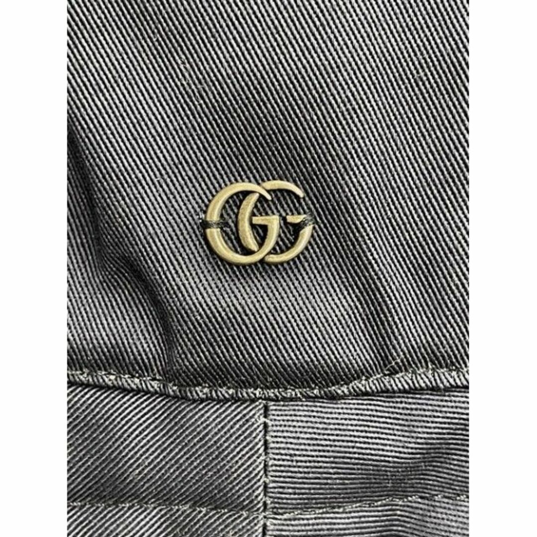 Gucci(グッチ)の新品同様　グッチ バケットハット リバーシブル バケハ 帽子 GGキャンバス メンズの帽子(ハット)の商品写真