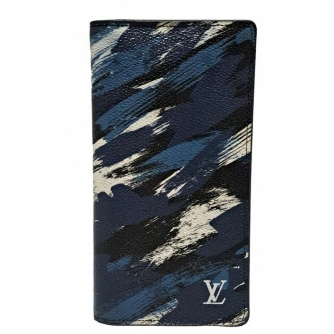 LOUIS VUITTON(ルイヴィトン)のルイヴィトン ポルトフォイユ ブラザ カモフラージュ 迷彩 ペイント メンズのファッション小物(長財布)の商品写真