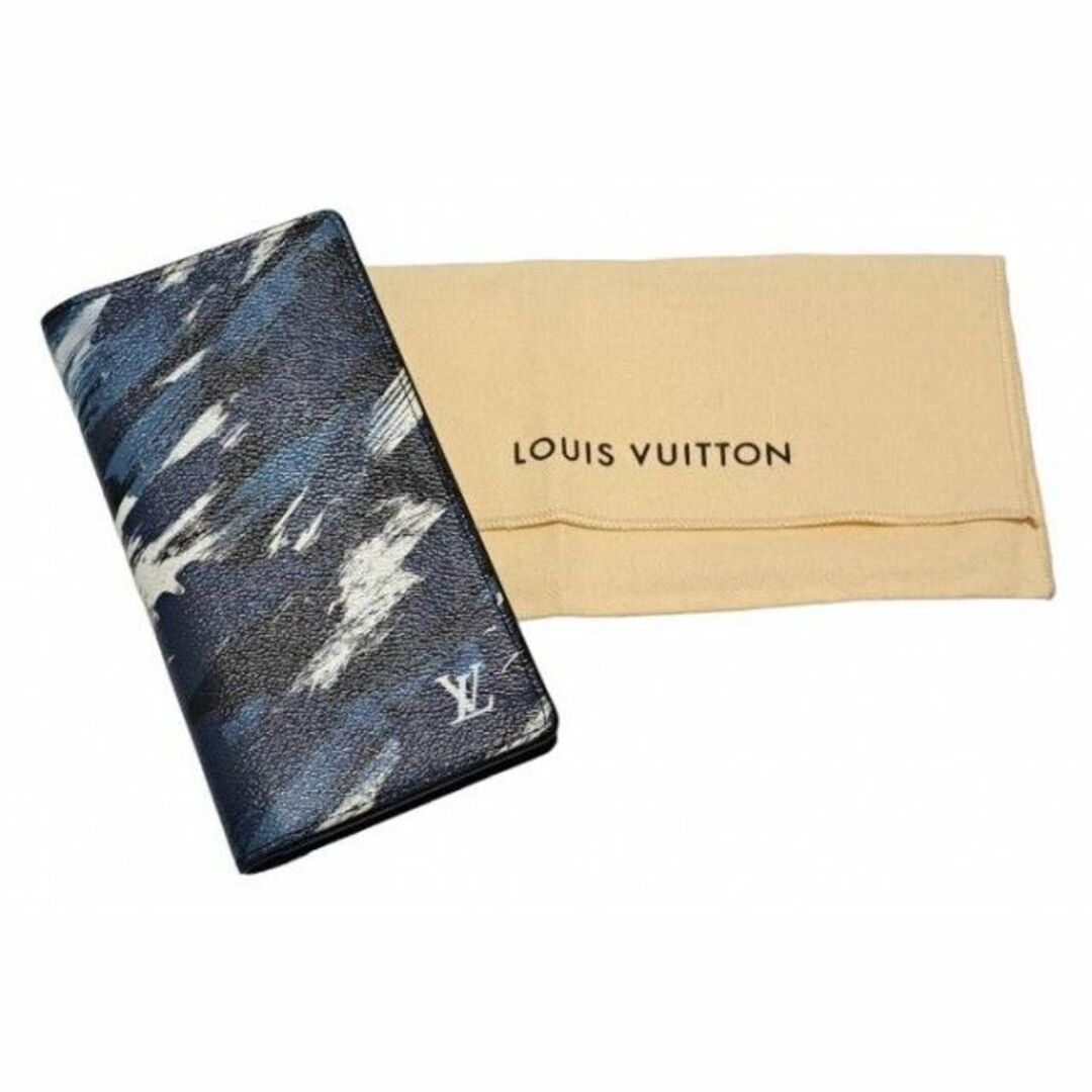 LOUIS VUITTON(ルイヴィトン)のルイヴィトン ポルトフォイユ ブラザ カモフラージュ 迷彩 ペイント メンズのファッション小物(長財布)の商品写真