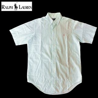 ポロラルフローレン(POLO RALPH LAUREN)の【Polo Ralph Lauren】半袖シャツ/ストライプ/M★ラルフローレン(シャツ)