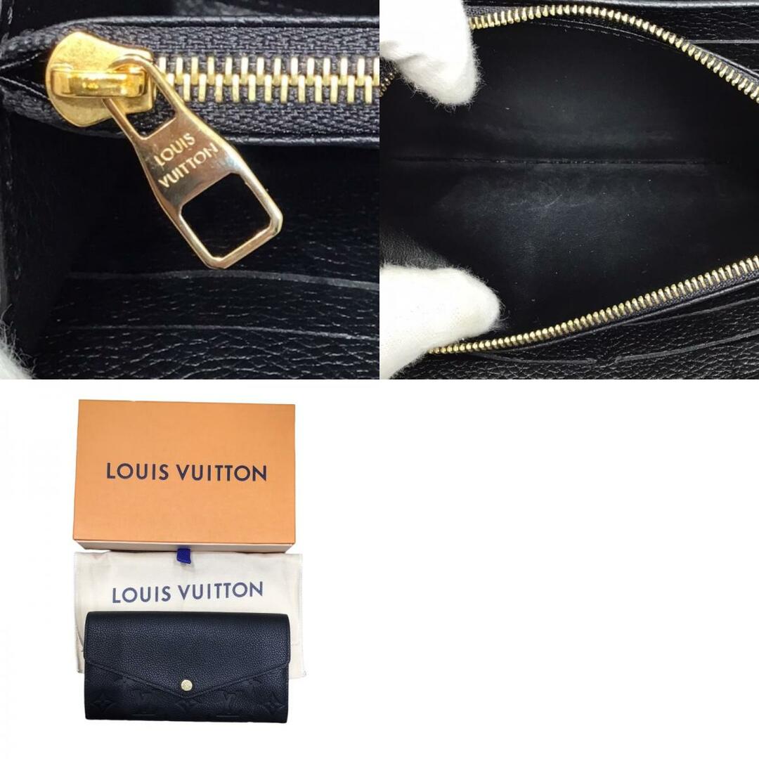 LOUIS VUITTON(ルイヴィトン)の　ルイ・ヴィトン LOUIS VUITTON ポルトフォイユサラ M61182 ブラック モノグラムアンプラント モノグラムアンプラント ユニセックス 長財布 レディースのファッション小物(財布)の商品写真