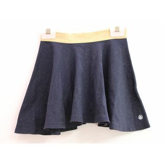 プチバトー(PETIT BATEAU)の▲プチバトー/PETIT BATEAU▲116cm(6ans) フレアスカート 濃紺×ゴールド【中古】子供服 キッズ kids 女の子 春夏 bottoms 222042(スカート)