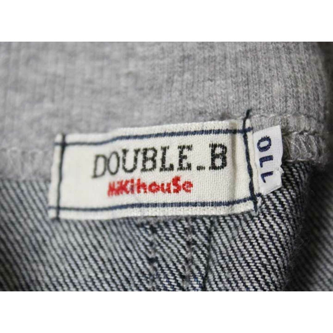 DOUBLE.B(ダブルビー)の【値下げ!】《ミキハウスダブルB/MIKIHOUSE DOUBLE.B》110cm スカート インディゴ【中古】子供服 キッズ kids 女の子 春夏 012032 bottoms キッズ/ベビー/マタニティのキッズ服女の子用(90cm~)(スカート)の商品写真