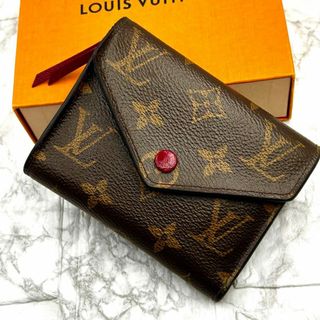 ルイヴィトン(LOUIS VUITTON)のルイヴィトン　ヴィクトリーヌ　フューシャ　コンパクト　三つ折り財布(財布)