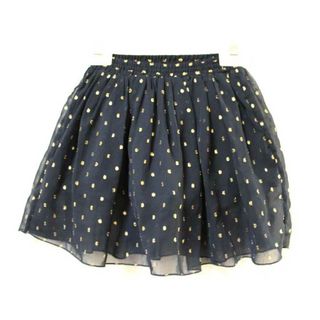 ステラマッカートニー(Stella McCartney)の【値下げ!】《ステラ マッカートニーキッズ/Stella McCartney kids》95cm スカート 紺×ゴールド【中古】子供服 キッズ kids 女の子 春夏 404032 bottoms(スカート)