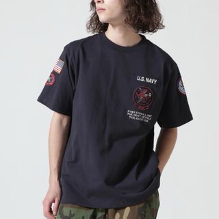 アヴィレックス(AVIREX)の☆AVIREX SQAD PATCH DUST DEVILS T-Shirt☆(Tシャツ/カットソー(半袖/袖なし))