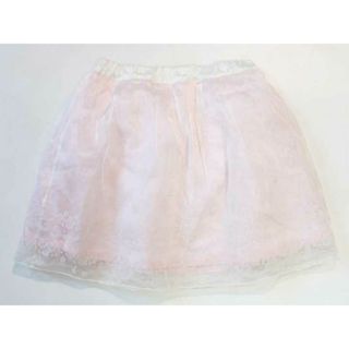 メゾピアノ(mezzo piano)の☆メゾピアノ/mezzo piano☆130cm スカート ピンク 【中古】子供服 キッズ kids 女の子 春夏 131032 bottoms(スカート)