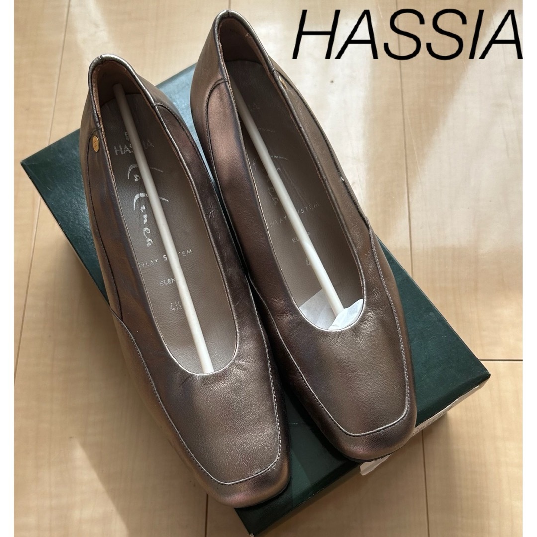 【新品未使用】HASSIA ドイツ　靴　コンフォートシューズ　ウェッジソール レディースの靴/シューズ(ハイヒール/パンプス)の商品写真