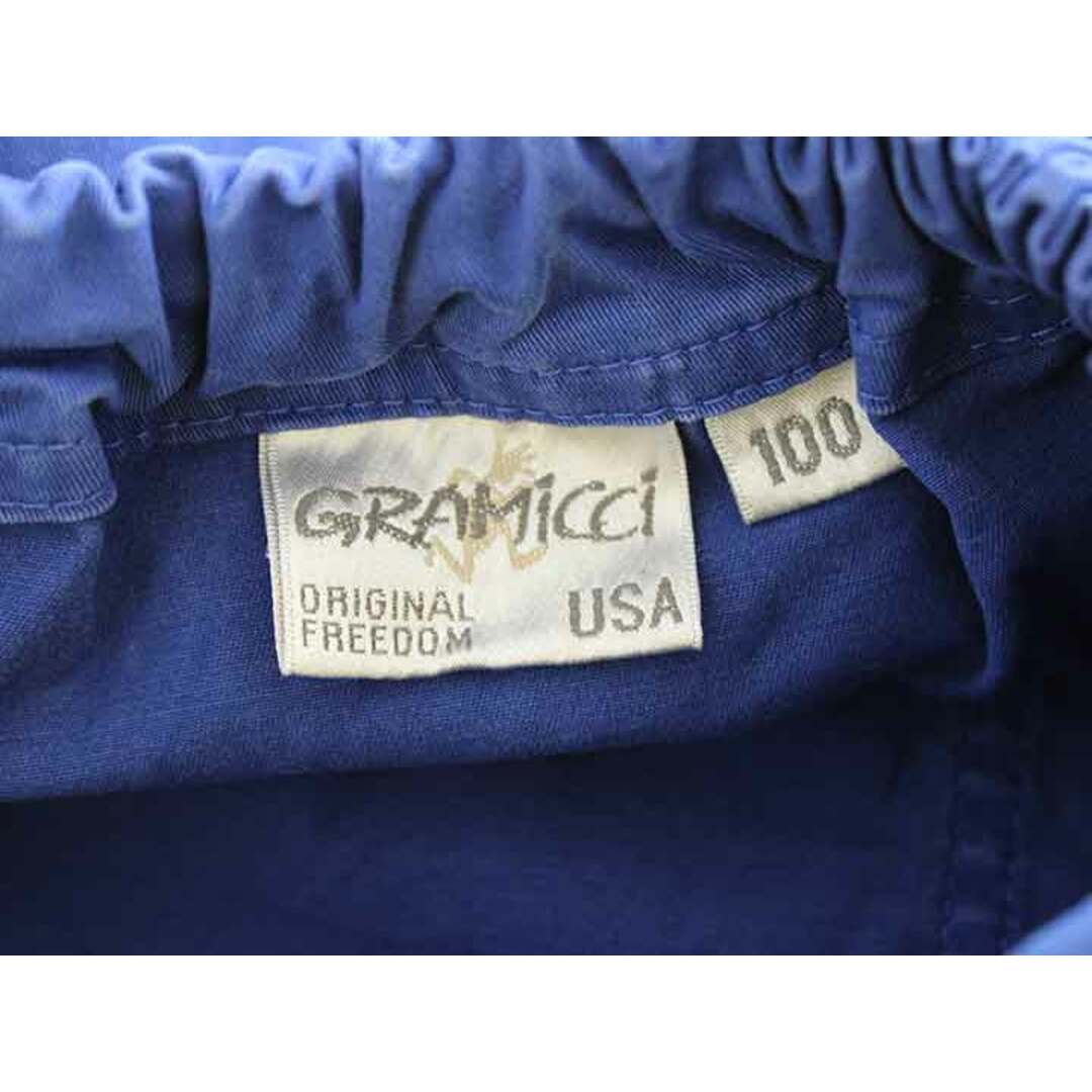 GRAMICCI(グラミチ)の†グラミチ/GRAMICCI†100cm スカート 青【中古】子供服 キッズ kids 女の子 春夏秋 bottoms 103042 キッズ/ベビー/マタニティのキッズ服女の子用(90cm~)(スカート)の商品写真