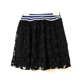 【値下げ!】《ハッカ/HAKKA kids》120cm スカート 黒【中古】子供服 キッズ kids 女の子 春夏 814032 bottoms