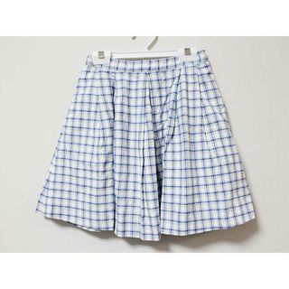 ファミリア(familiar)の《ファミリア/familiar》130cm スカート 白×紺系【中古】子供服 キッズ kids 女の子 春夏 114032 bottoms(スカート)