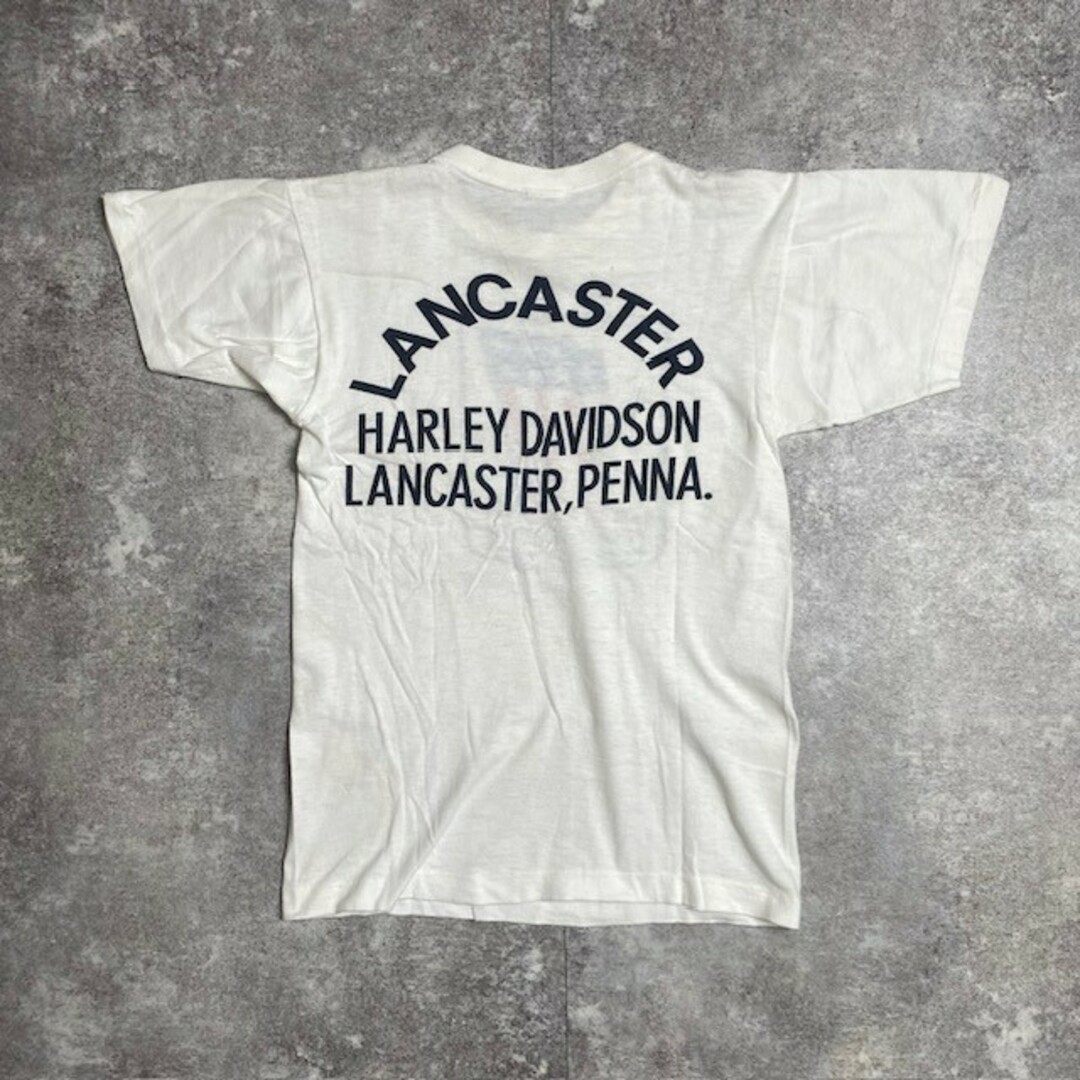 Champion(チャンピオン)の70's Champion バータグ HARLEY-DAVIDSON No.1 Tee Tシャツ シングルステッチ 両面プリント USA製 222U メンズのトップス(Tシャツ/カットソー(半袖/袖なし))の商品写真