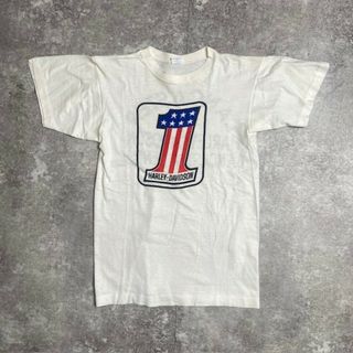 チャンピオン(Champion)の70's Champion バータグ HARLEY-DAVIDSON No.1 Tee Tシャツ シングルステッチ 両面プリント USA製 222U(Tシャツ/カットソー(半袖/袖なし))