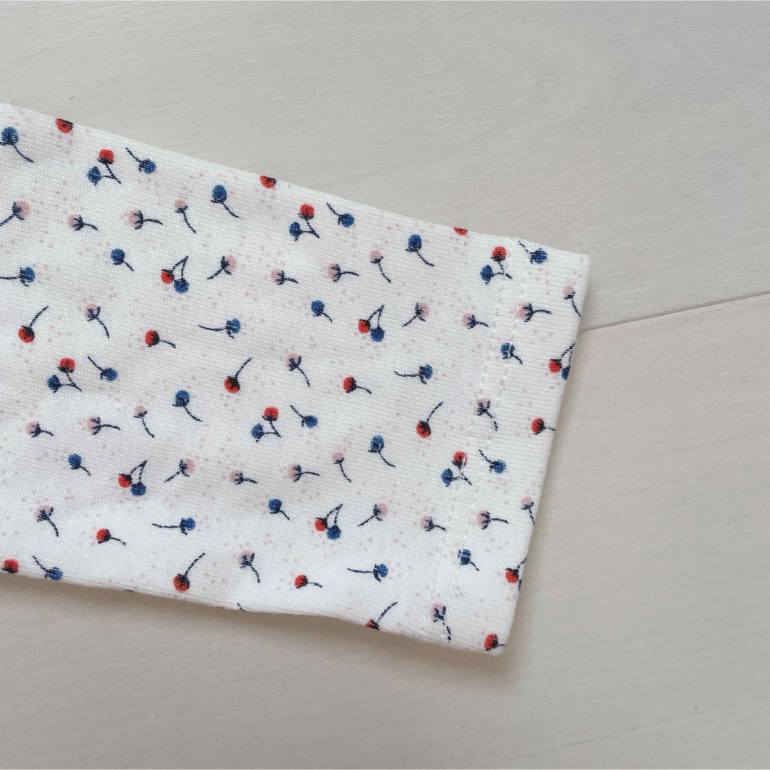 PETIT BATEAU(プチバトー)のプチバトー　プリント長袖カットソー  36m キッズ/ベビー/マタニティのキッズ服女の子用(90cm~)(Tシャツ/カットソー)の商品写真