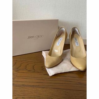 ジミーチュウ(JIMMY CHOO)の【JIMMY CHOO】ベーシック ナチュラルベージュパンプス 36.5(ハイヒール/パンプス)