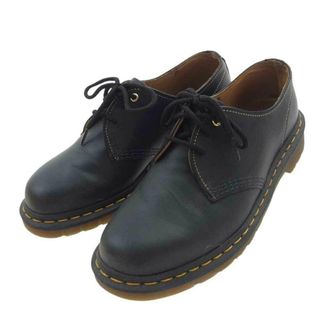 Yohji Yamamoto - Yohji Yamamoto ヨウジヤマモト 23151001 DR.MARTENS ドクターマーチン 1461 YY GS 3ホール レザー シューズ ブラック系 UK7【中古】