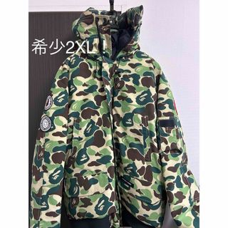 A BATHING APE - 激レア2XL！BAPE×カナダグースABCカモCHILLIWACKボンバーJKT