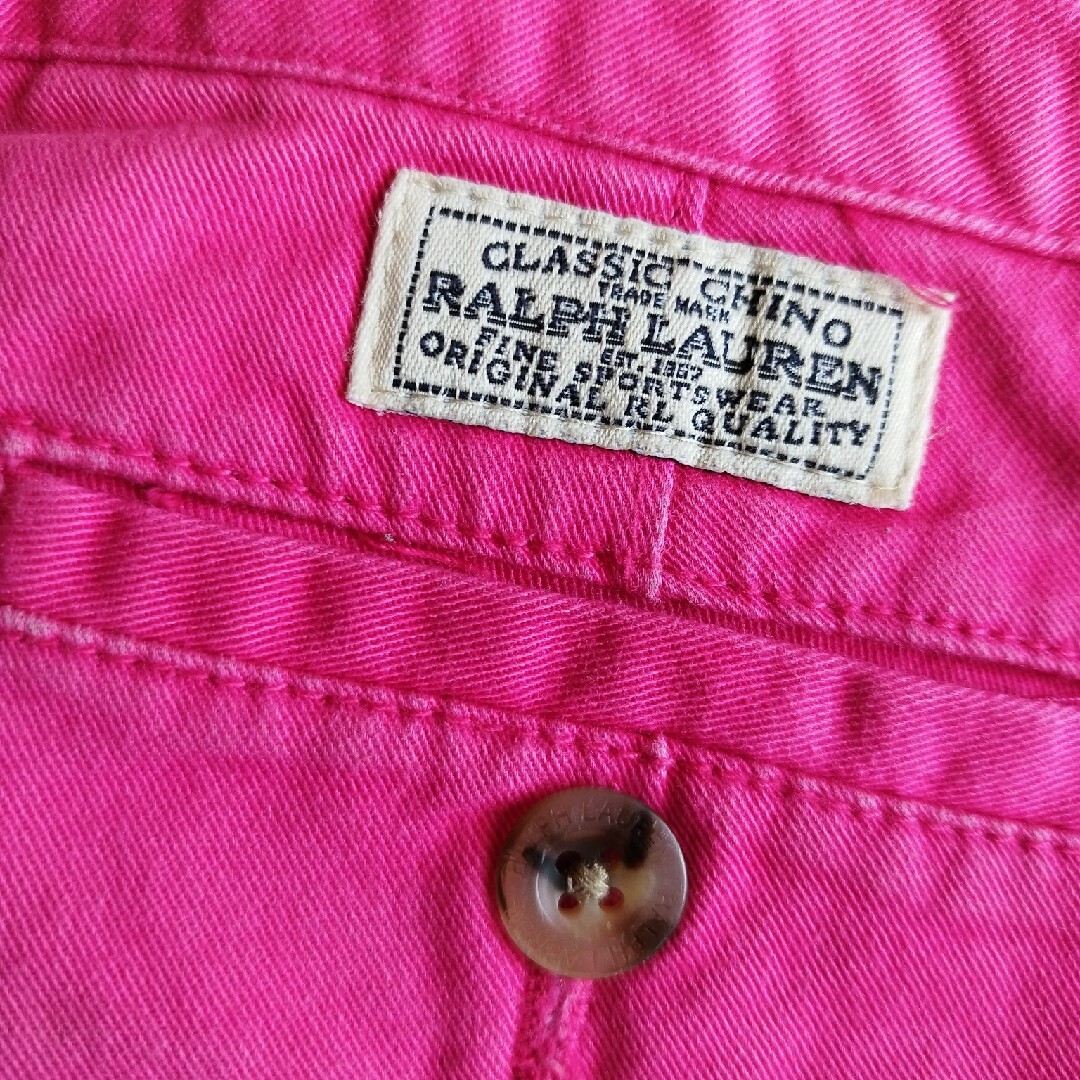 Ralph Lauren(ラルフローレン)のラルフローレン　ピンクパンツ　120 キッズ/ベビー/マタニティのキッズ服女の子用(90cm~)(パンツ/スパッツ)の商品写真