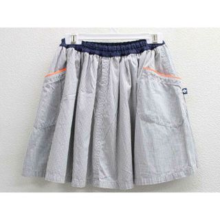 ファミリア(familiar)の▽ファミリア/familiar▽120cm スカート グレー×白【中古】子供服 キッズ kids 女の子 春夏 217032 bottoms(スカート)