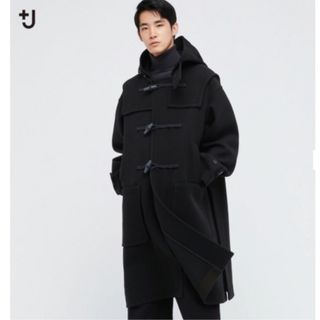 ユニクロ(UNIQLO)のUNIQLO ＋J ウールオーバーサイズダッフルコート  ユニクロ(ダッフルコート)