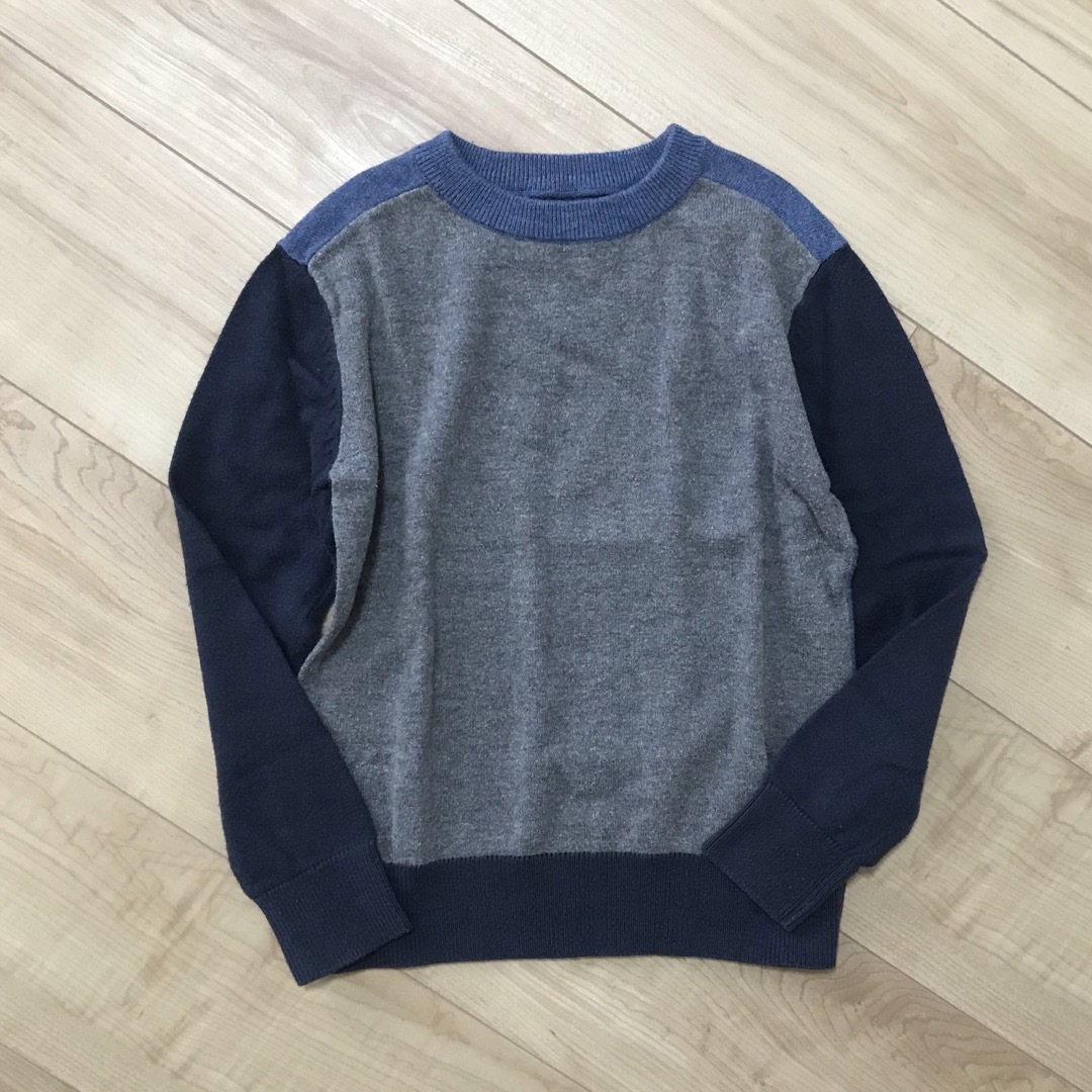 GAP Kids(ギャップキッズ)のGAPkids  長袖ニット  セーター  長袖トップス キッズ/ベビー/マタニティのキッズ服男の子用(90cm~)(Tシャツ/カットソー)の商品写真