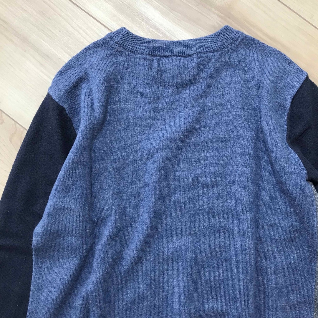 GAP Kids(ギャップキッズ)のGAPkids  長袖ニット  セーター  長袖トップス キッズ/ベビー/マタニティのキッズ服男の子用(90cm~)(Tシャツ/カットソー)の商品写真