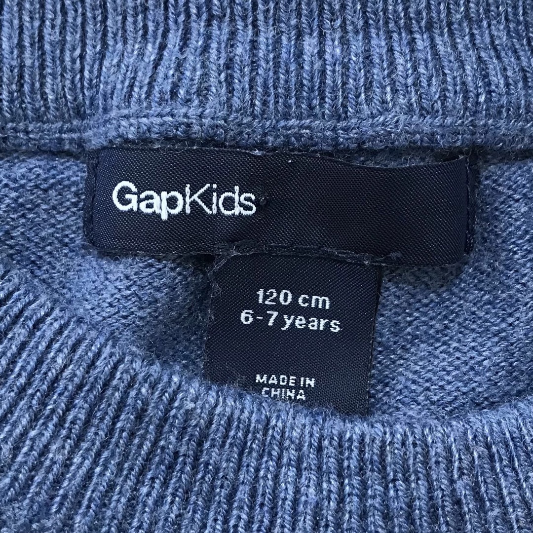 GAP Kids(ギャップキッズ)のGAPkids  長袖ニット  セーター  長袖トップス キッズ/ベビー/マタニティのキッズ服男の子用(90cm~)(Tシャツ/カットソー)の商品写真