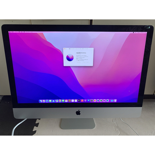 マック(Mac (Apple))のApple imac 27型　5K  office  Windows  SSD(デスクトップ型PC)