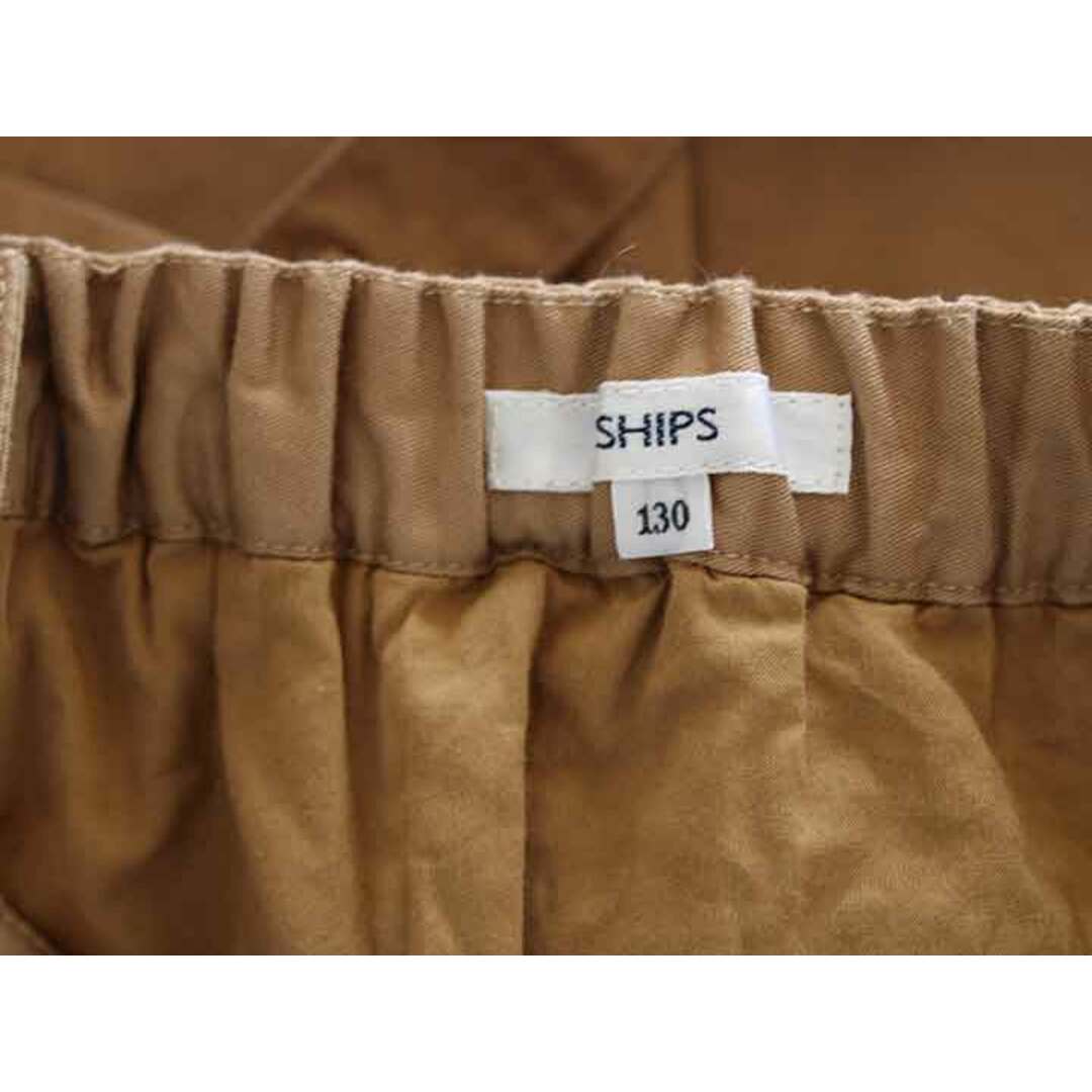 SHIPS(シップス)の†シップス/SHIPS kids†130cm スカート 茶 吊り紐付【中古】子供服 キッズ kids 女の子 春夏秋 bottoms 803042 キッズ/ベビー/マタニティのキッズ服女の子用(90cm~)(スカート)の商品写真