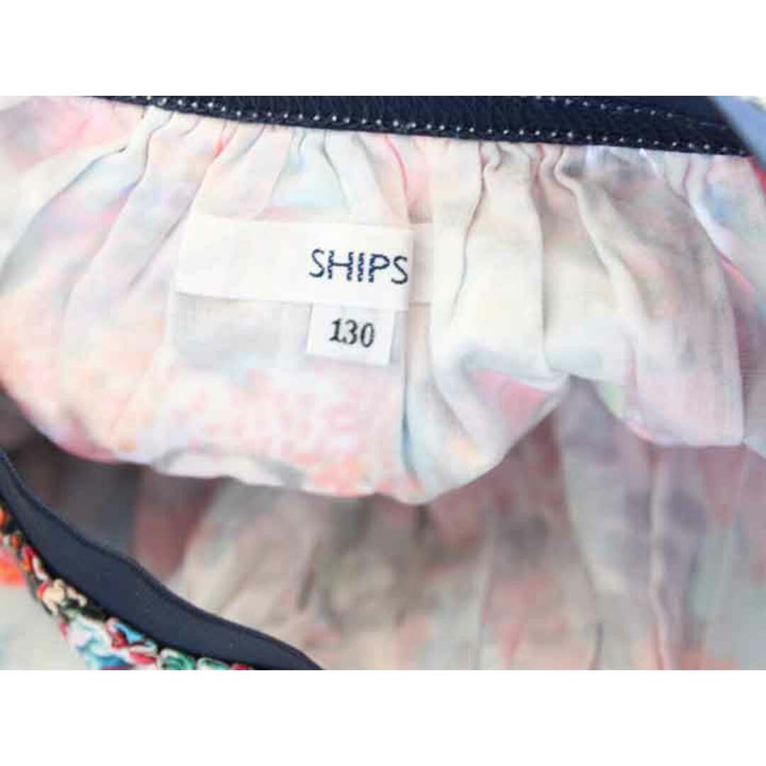 SHIPS(シップス)の†シップス/SHIPS kids†130cm スカート 赤×青【中古】子供服 キッズ kids 女の子 春夏秋 bottoms 803042 キッズ/ベビー/マタニティのキッズ服女の子用(90cm~)(スカート)の商品写真