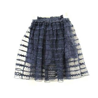 ハッカキッズ(hakka kids)の【値下げ!】《ハッカ/HAKKA kids》100cm チュールスカート 紺【中古】子供服 キッズ kids 女の子 春夏秋冬 413032 bottoms(スカート)