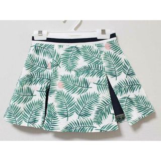 プチバトー(PETIT BATEAU)の《プチバトー/PETIT BATEAU》128cm インナーパンツ有スカート 紺×緑系【中古】子供服 キッズ kids 女の子 春夏 124032 bottoms(スカート)