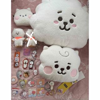 BT21 RJ BTS JIN ジン グッズ クッション ポーチ キーホルダー(アイドルグッズ)