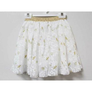 PETIT BATEAU - 《プチバトー/PETIT BATEAU》110cm チュールスカート 白×ゴールド【中古】子供服 キッズ kids 女の子 春夏 124032 bottoms