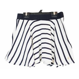 プチバトー(PETIT BATEAU)の[プチバトー/PETIT BATEAU]104cm スカート オフホワイト×濃紺【中古】子供服 キッズ kids 女の子 春夏 024032 bottoms(スカート)