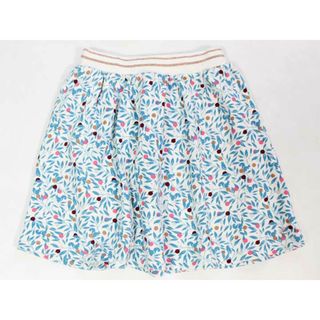 プチバトー(PETIT BATEAU)の☆プチバトー/PETIT BATEAU☆140cm スカート 白×水色 【中古】子供服 キッズ kids ジュニア 女の子 春秋冬 102132 bottoms(スカート)