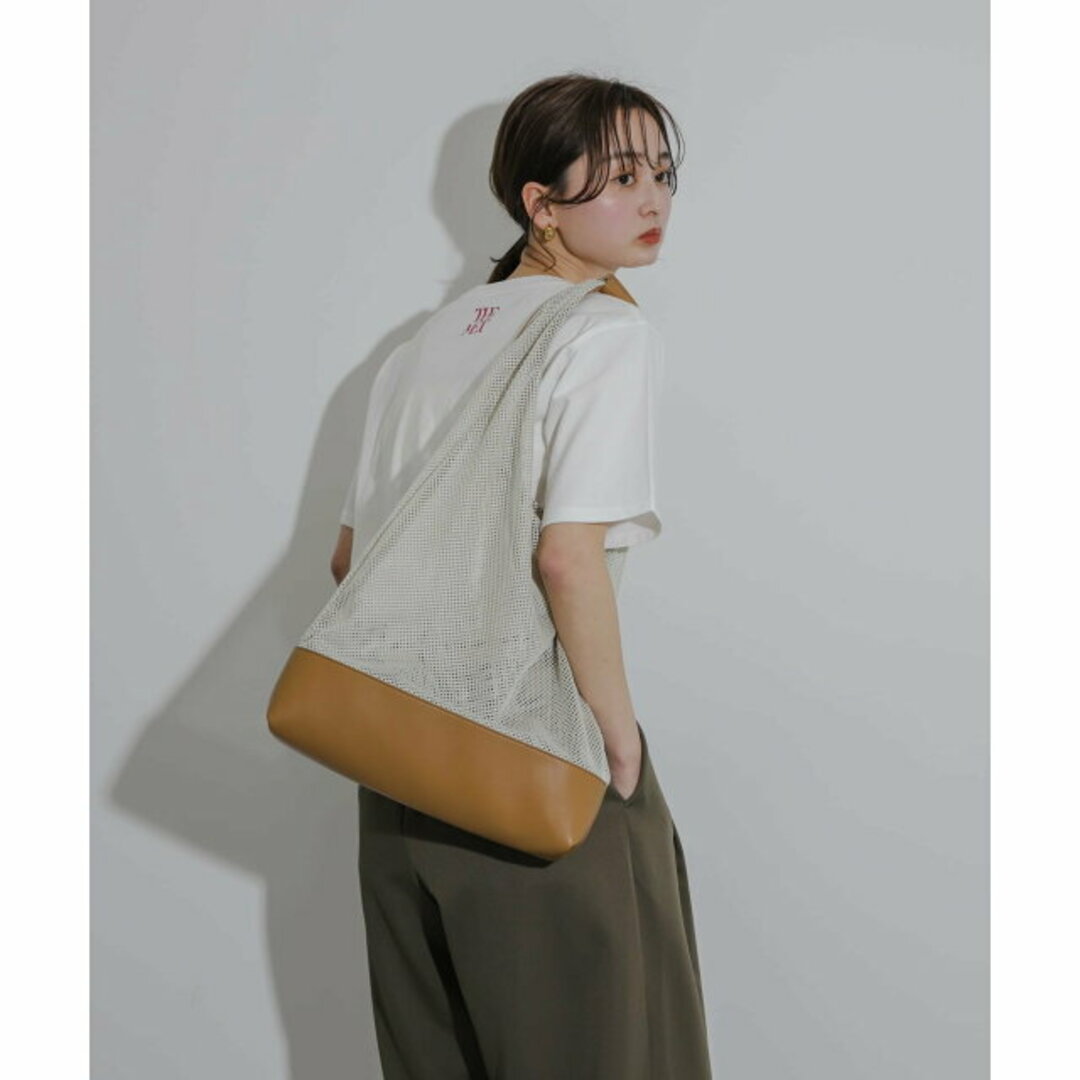 SENSE OF PLACE by URBAN RESEARCH(センスオブプレイスバイアーバンリサーチ)の【BEIGE】メッシュバッグ レディースのバッグ(その他)の商品写真