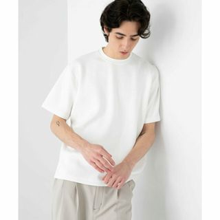 センスオブプレイスバイアーバンリサーチ(SENSE OF PLACE by URBAN RESEARCH)の【WHITE】『ユニセックス』ダンボールポンチTシャツ(5分袖)(Tシャツ/カットソー(半袖/袖なし))