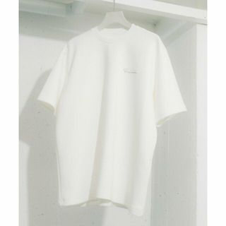 センスオブプレイスバイアーバンリサーチ(SENSE OF PLACE by URBAN RESEARCH)の【WHT×WHT】『ユニセックス』シシュウダンボールポンチTシャツ(5分袖)(Tシャツ/カットソー(半袖/袖なし))