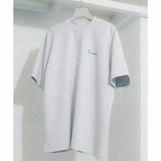 センスオブプレイスバイアーバンリサーチ(SENSE OF PLACE by URBAN RESEARCH)の【L.GRAY】『ユニセックス』シシュウダンボールポンチTシャツ(5分袖)(Tシャツ/カットソー(半袖/袖なし))