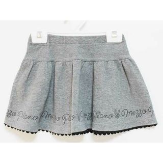 メゾピアノ(mezzo piano)の【値下げ!】‡メゾピアノ/mezzo piano‡100cm スカート グレー【中古】子供服 キッズ kids 女の子 春秋 710132 bottoms(スカート)