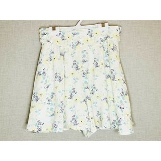 ポンポネット(pom ponette)の[ポンポネット/pom ponette]160cm スカート アイボリー×黄色系【中古】子供服 キッズ kids 女の子 夏 916032 bottoms(スカート)